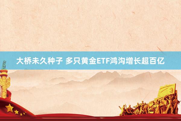 大桥未久种子 多只黄金ETF鸿沟增长超百亿