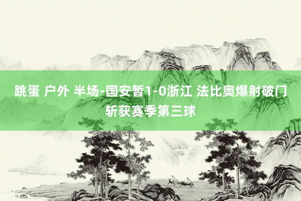 跳蛋 户外 半场-国安暂1-0浙江 法比奥爆射破门斩获赛季第三球