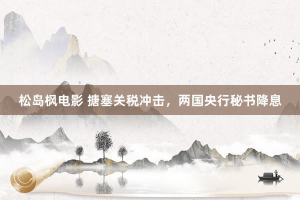 松岛枫电影 搪塞关税冲击，两国央行秘书降息