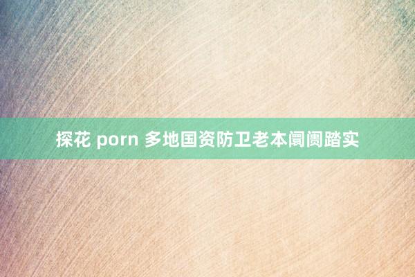 探花 porn 多地国资防卫老本阛阓踏实